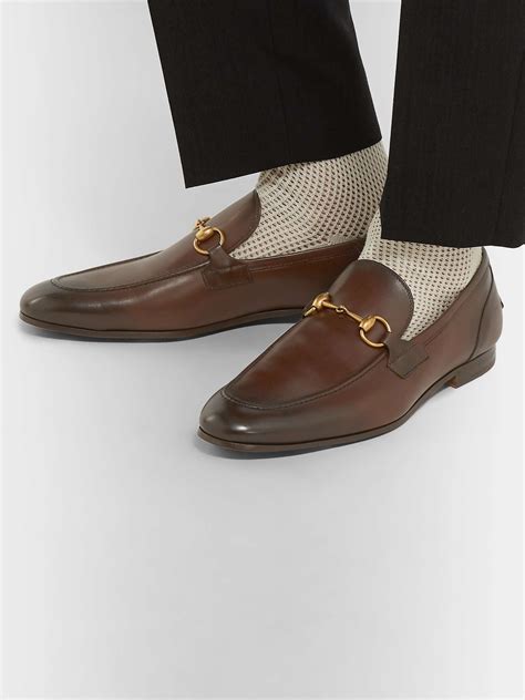 gucci jordan fur loafer brown|Gucci jordaan bit loafer.